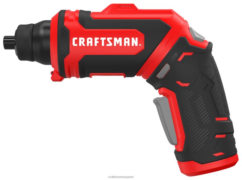 CRAFTSMAN Destornillador inalámbrico de 4 voltios y 1/4 de pulgada (1 batería incluida y cargador incluido) Herramientas eléctricas 4DTRH152